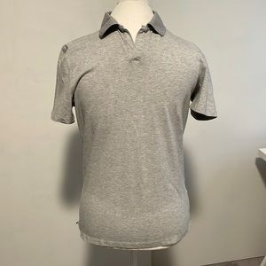 Men’s banana republic small gray polo